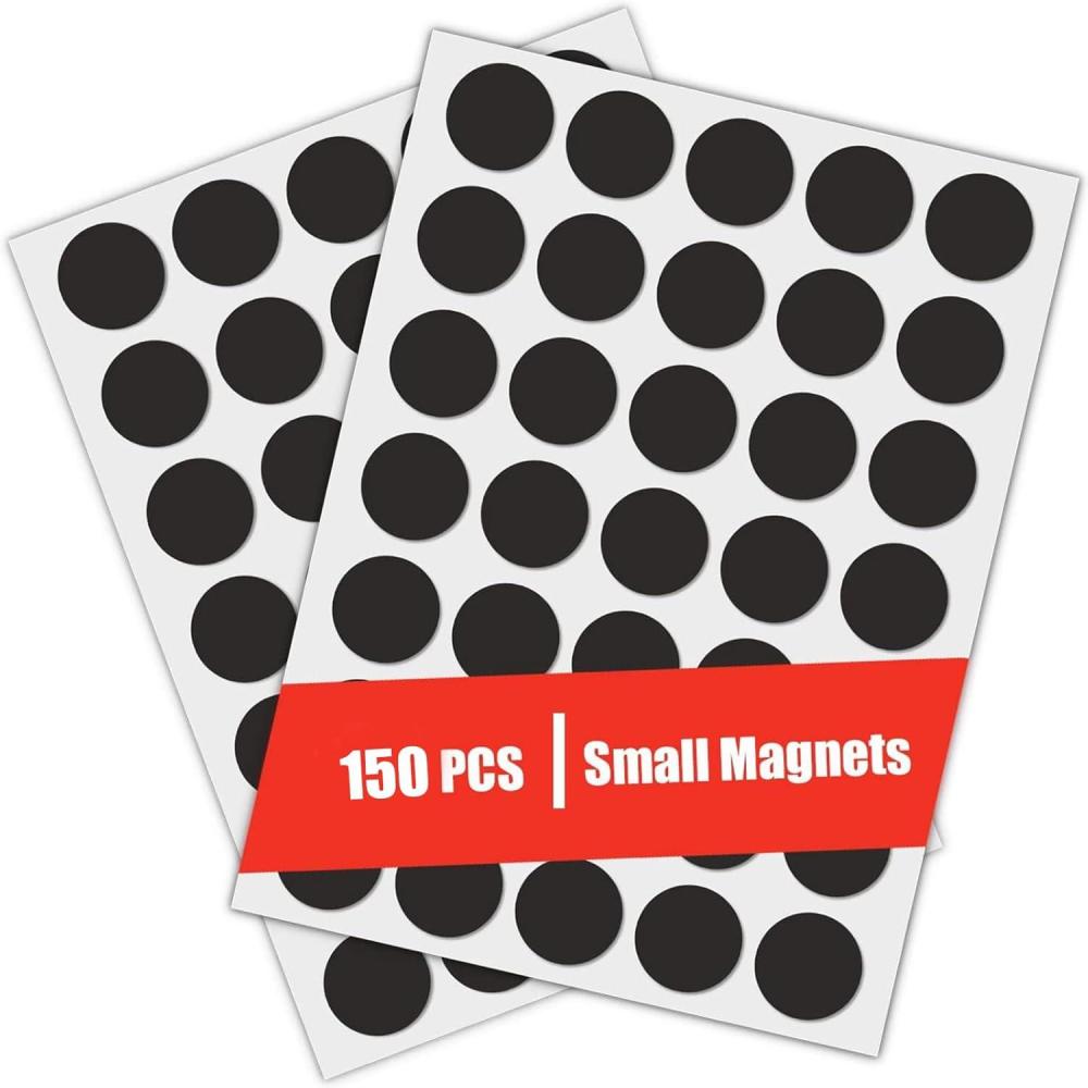 image:imageHOUSE AGAIN Round Magnets with Adhesive Backing Adhesive Magnets for Crafts Small Sticky Magnetic Dots for DIY Projects Hanging amp Organizing Light Objects 100 Pcs 20x2mmRound 150pcs