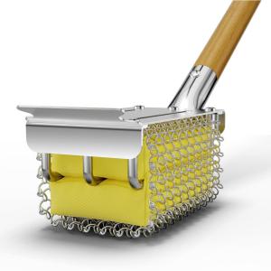 HOUSE AGAIN Grill Brush Bristle Free with Scraper