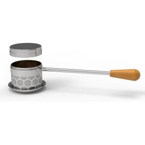 HOUSE AGAIN Tea Infuser for Loose Tea, 2-in-1 Tea Scoop Infuser Extra Fine Mesh Tea Strainers for Loose Tea, 304 Stainless Steel Loose Leaf Steeper, Ball Filter with Handle for Spices, L(Small)