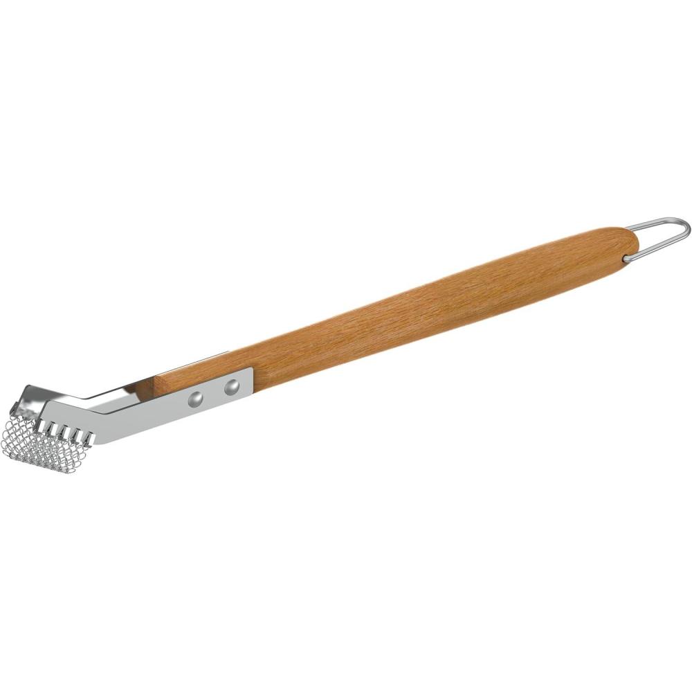 image:imageHOUSE AGAIN Grill Brush Bristle Free with Scraper  House Again Mesh Ring Grill Scraper for Wire Grates amp Rod Grates